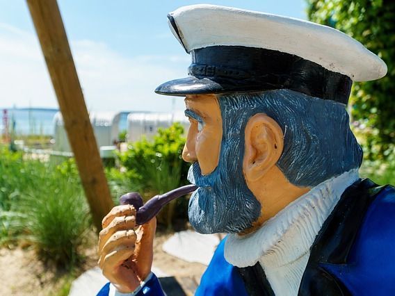 Kapitän am Strand, Eckernförde